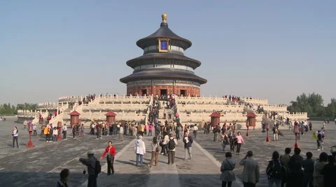 Temple of heaven Beijing Video stock 950705