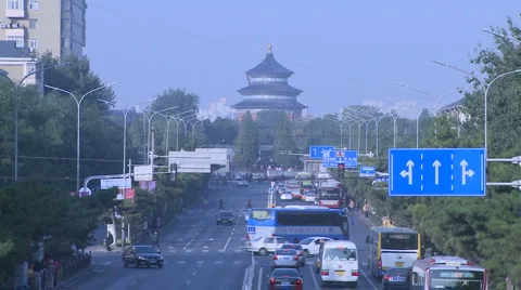 Temple of heaven Beijing Video stock 950708