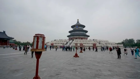 Temple of Heaven, Beijing Stock Footage 127651074