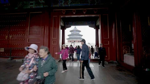 Temple of Heaven, Beijing Stock Footage 127651087