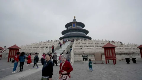 Temple of Heaven, Beijing 스톡 동영상 127651093