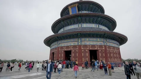 Temple of Heaven, Beijing Stock Footage 127651096