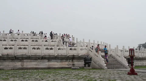 Temple of Heaven at daytime HD. Видео 40464419