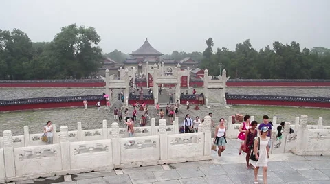 Temple of Heaven at daytime HD. Stock Footage 40464463