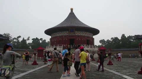 Temple of Heaven at daytime HD. Stock Footage 40464487