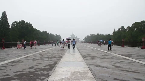 Temple of Heaven at daytime HD. Видео 40464595