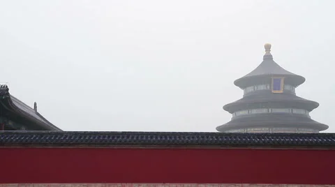Temple of Heaven at daytime HD. Stock Footage 40464683