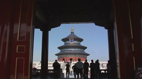 Temple of Heaven Stock Footage 38596771