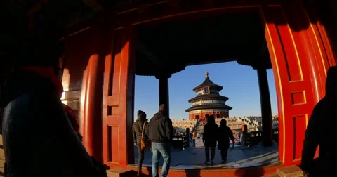 The Temple of Heaven Stock Footage 69020365