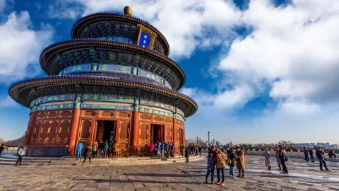 Temple of heaven Stock Footage 132464157