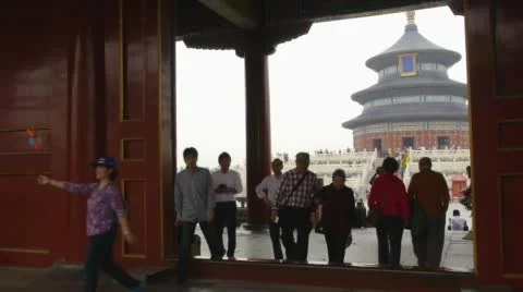 Temple of Heaven - Gateway Stock Footage 58070090