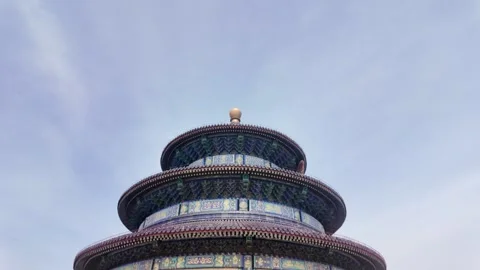 Temple of Heaven Pan Up Shot Vidéo 336622012