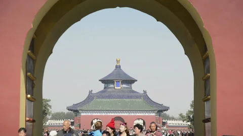 The Temple of Heaven Park Stock-Footage 85704039