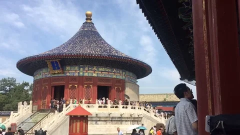 Temple of heaven time lapse Stock Footage 82117435