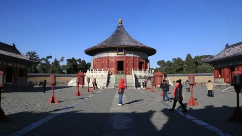 Temple of Heaven/Tian Tan Stock Footage 203202689