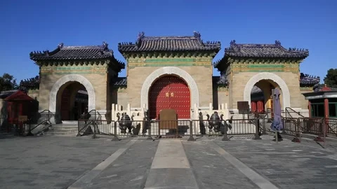 Temple of Heaven/Tian Tan Stock Footage 203202927