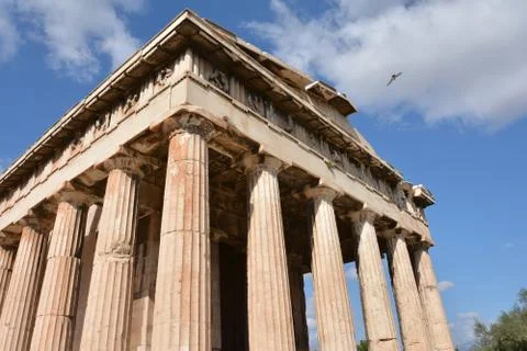 Temple of Hephaestus in Athens Foto stock