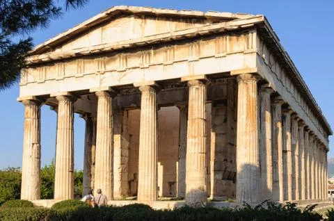 Temple of Hephaestus - Athens Stock Photos