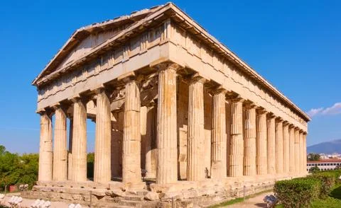 Temple of Hephaestus 스톡 사진