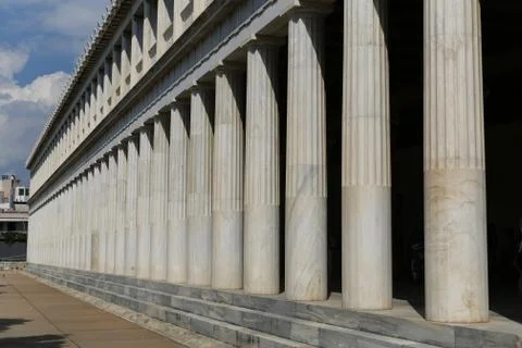 Temple of Hephaestus Stock Photos