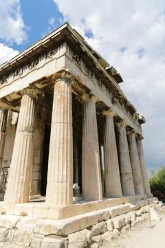 Temple of Hephaestus Stock Photos