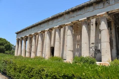 Temple of Hephaestus Stock Photos