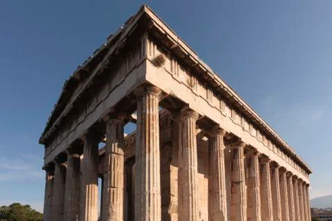 Temple of Hephaestus Stock Photos