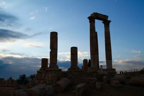 Temple of hercules Stock Photos