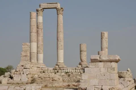 The temple of hercules. Stock Photos