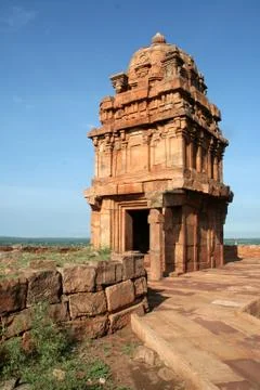 Temple on Hilltop Stock Photos