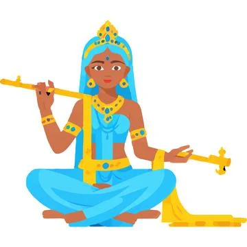 Temple Hindu Deity Love Devotion Philosophy Stock Illustration