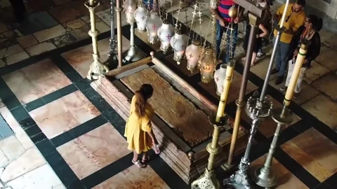 Temple of the Holy Sepulcher Video stock 99789229