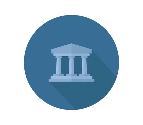 Temple icon illustrated in vector on white background Stock Illustration
