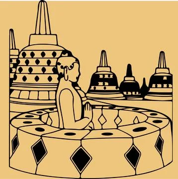 Temple icon Stock Illustration