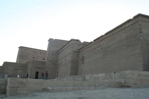 Temple of Isis in Aswan Stock Photos