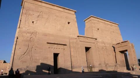 Temple of Isis. Egypt Stock Photos