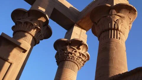 Temple of Isis. Egypt Stock Photos
