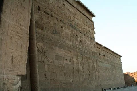 Temple of Isis Stock Photos