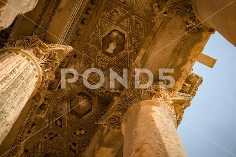 Temple of Jupiter - Baal in Baalbek, Beqaa Valley, Lebanon ~ Premium ...