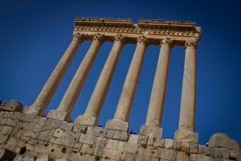 Temple of jupiter 스톡 사진