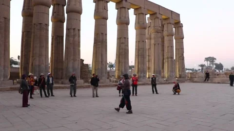 Temple of Karnak. Stock Footage 195296444