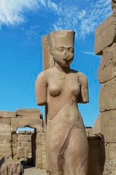 Temple of karnak Stock Photos