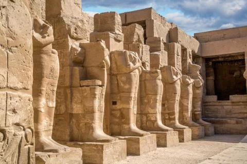 Temple karnak Stock Photos
