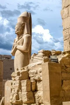 Temple karnak Stock Photos