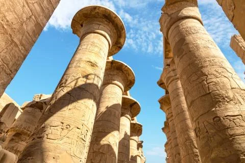 Temple karnak Stock Photos