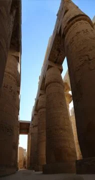 Temple of Karnak Stock Photos