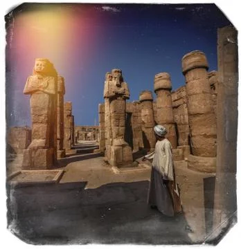 Temple of Karnak Stock Photos