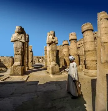 Temple of Karnak Stock Photos