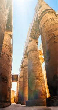 Temple of Karnak Stock Photos