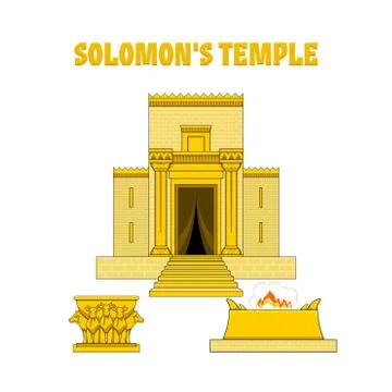 Temple of King Solomon Stock Illustration